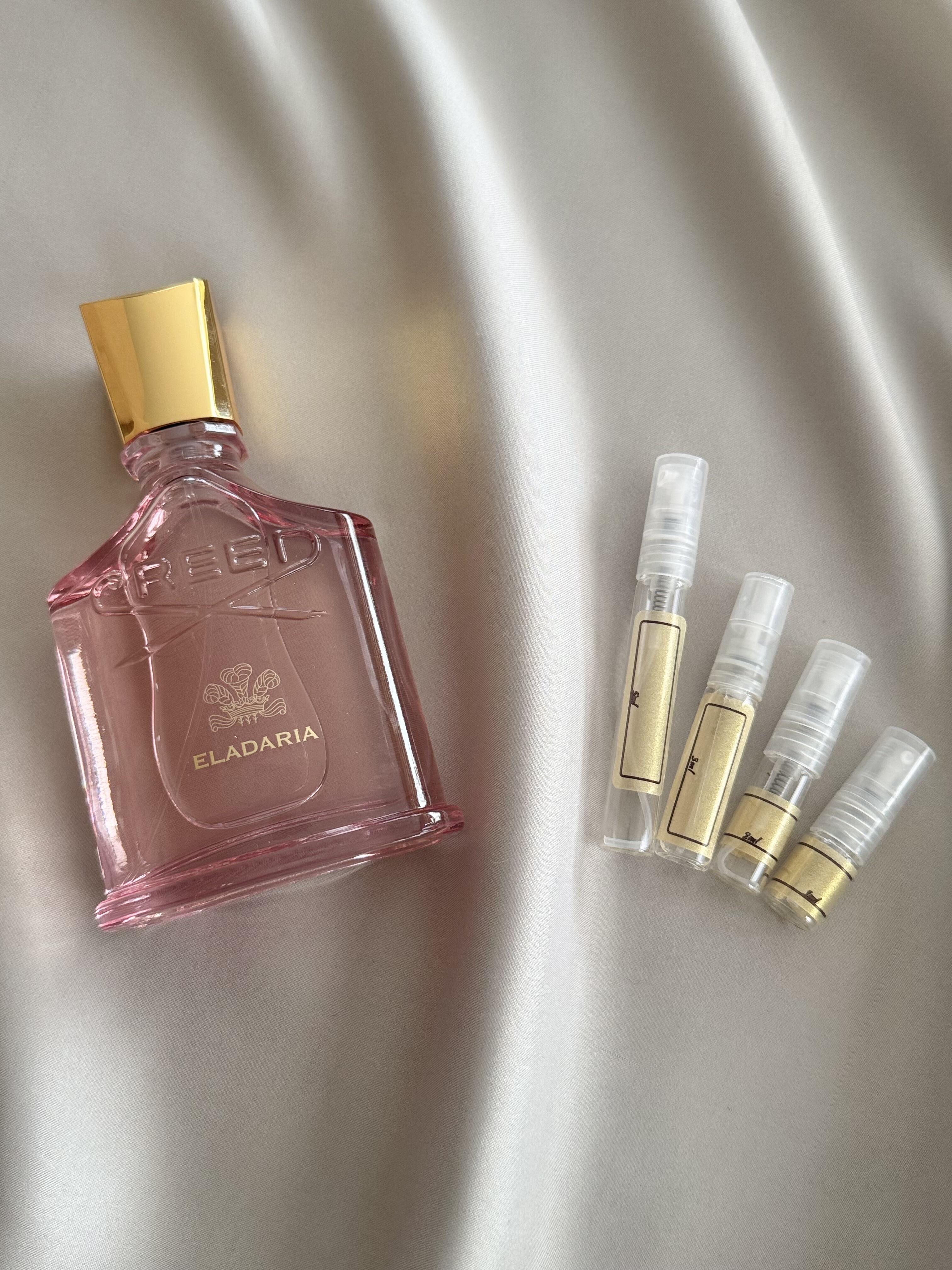 Creed Eladaria with sample bottles