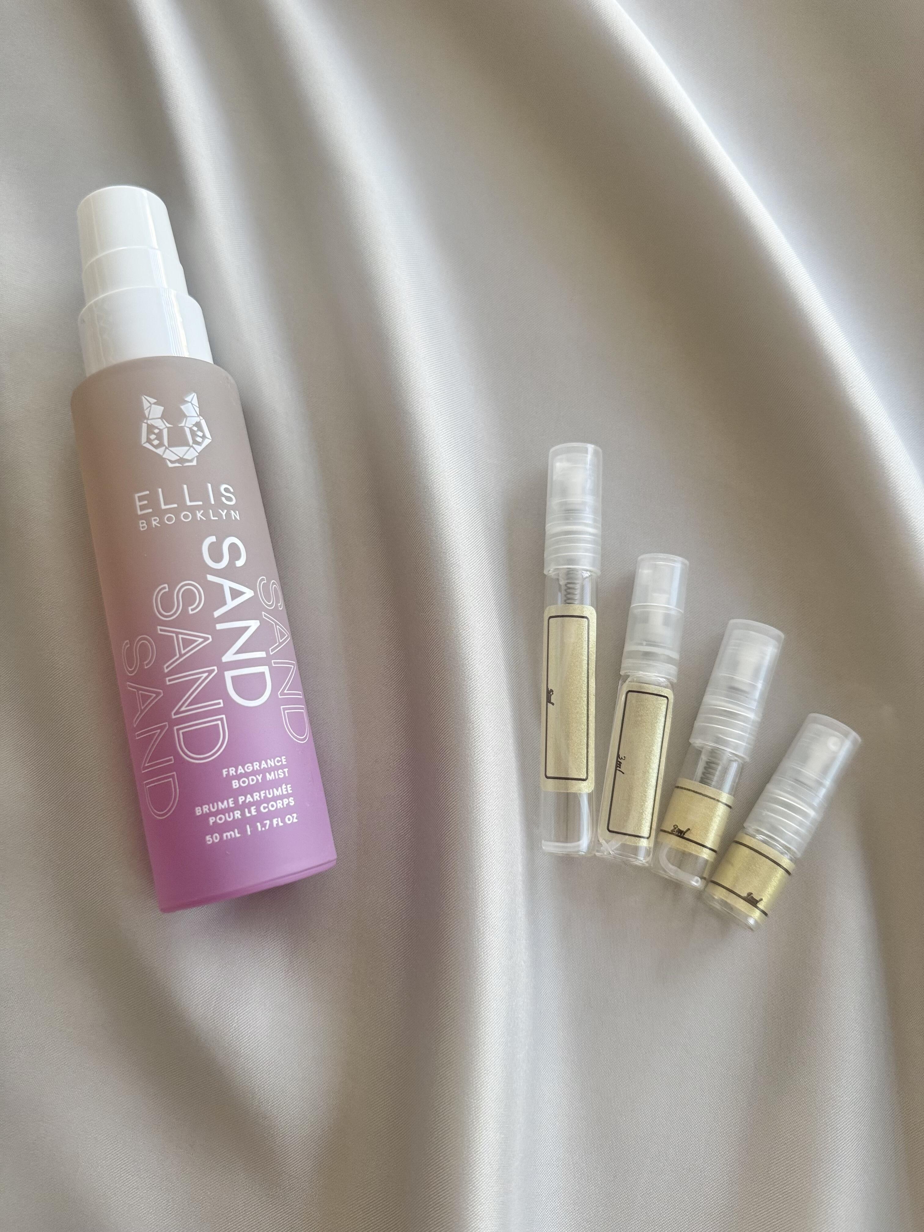 Ellis Brooklyn Sand with sample bottles