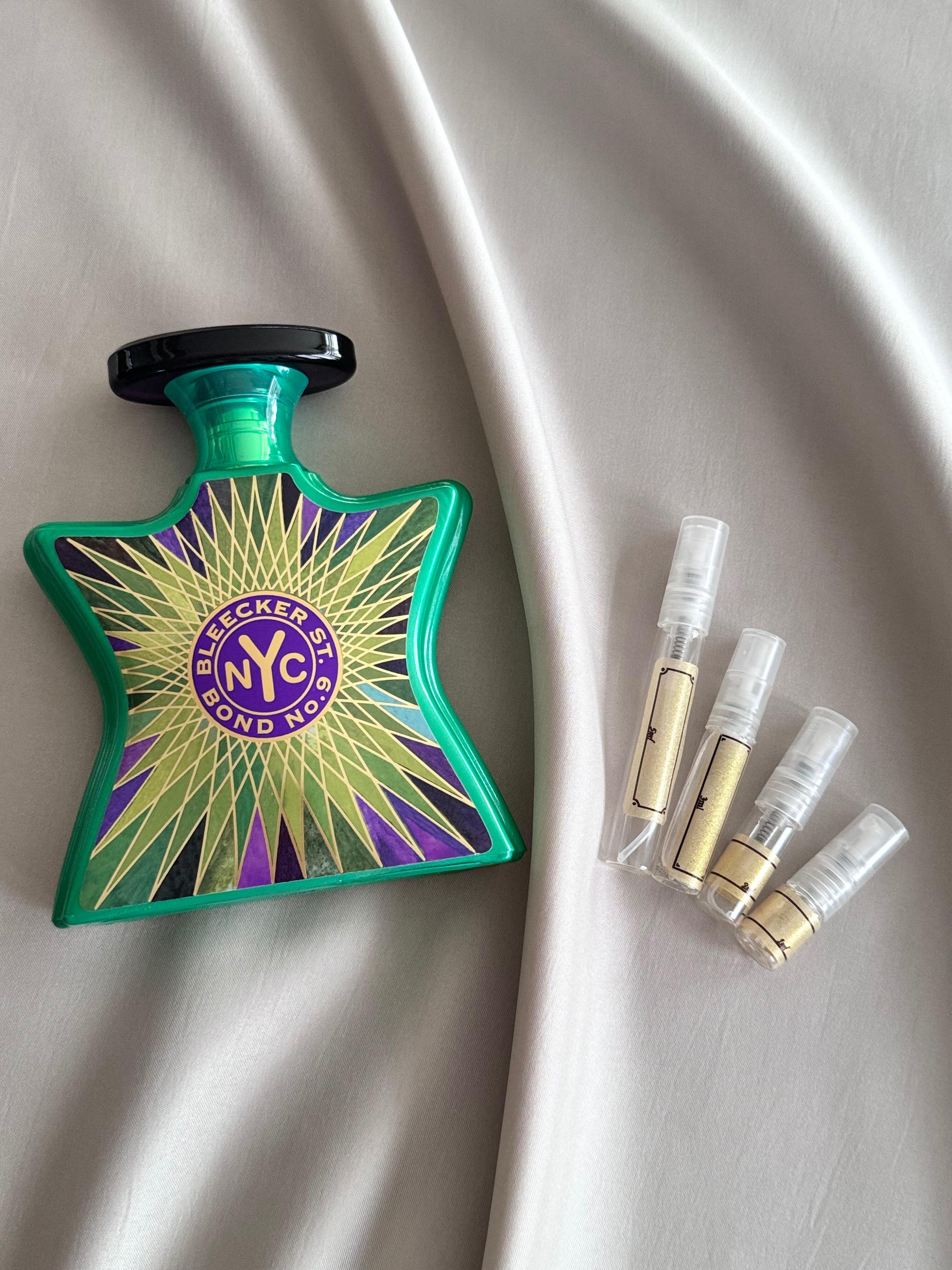 Bond No 9 Bleecker Street perfume with sample bottles
