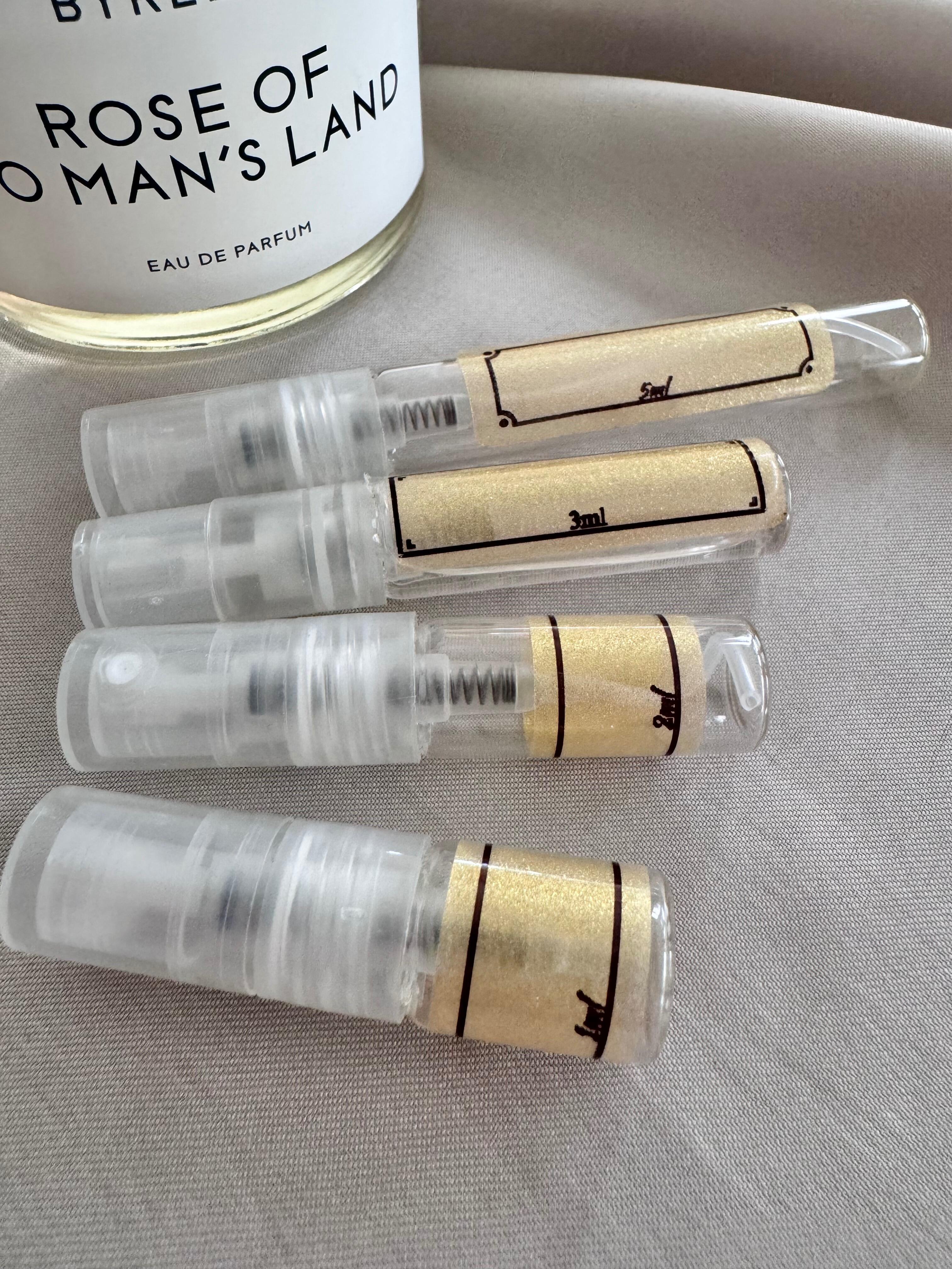 Byredo Rose of No Mans Land perfume with sample bottles