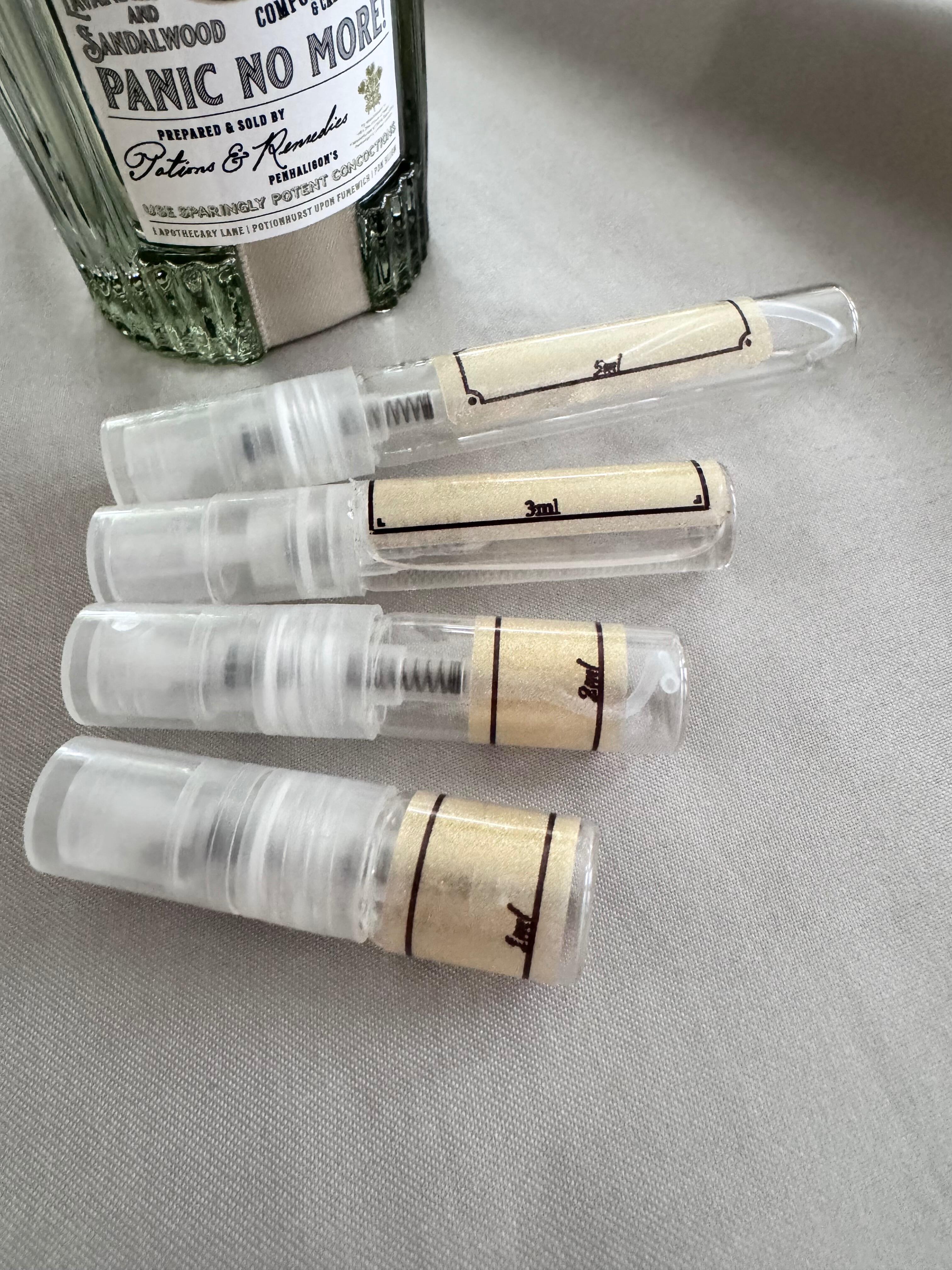 Penhaligons A Calm of Balm perfume with sample bottles