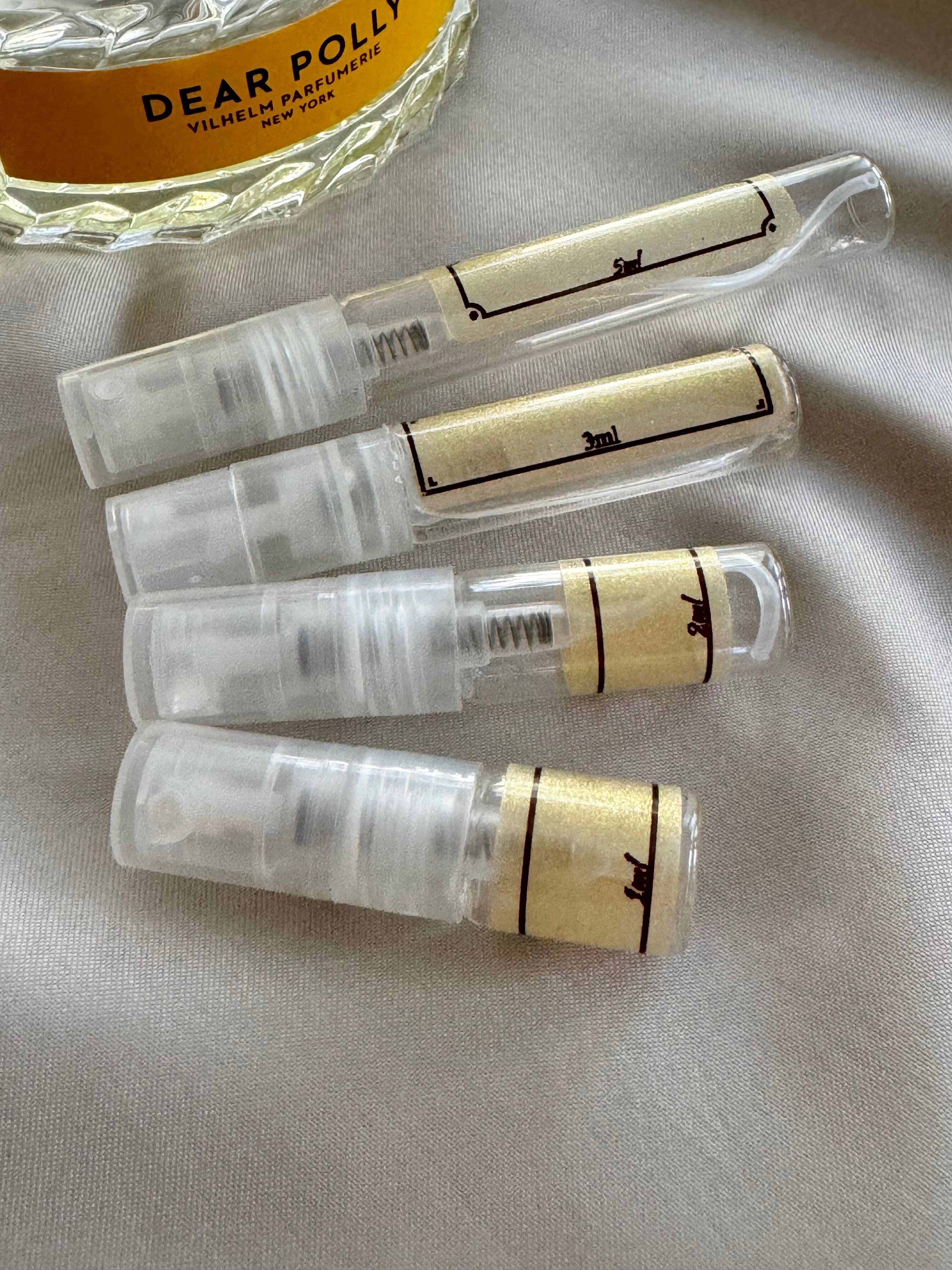 Vilhelm Parfumerie Dear Polly perfume with sample bottles