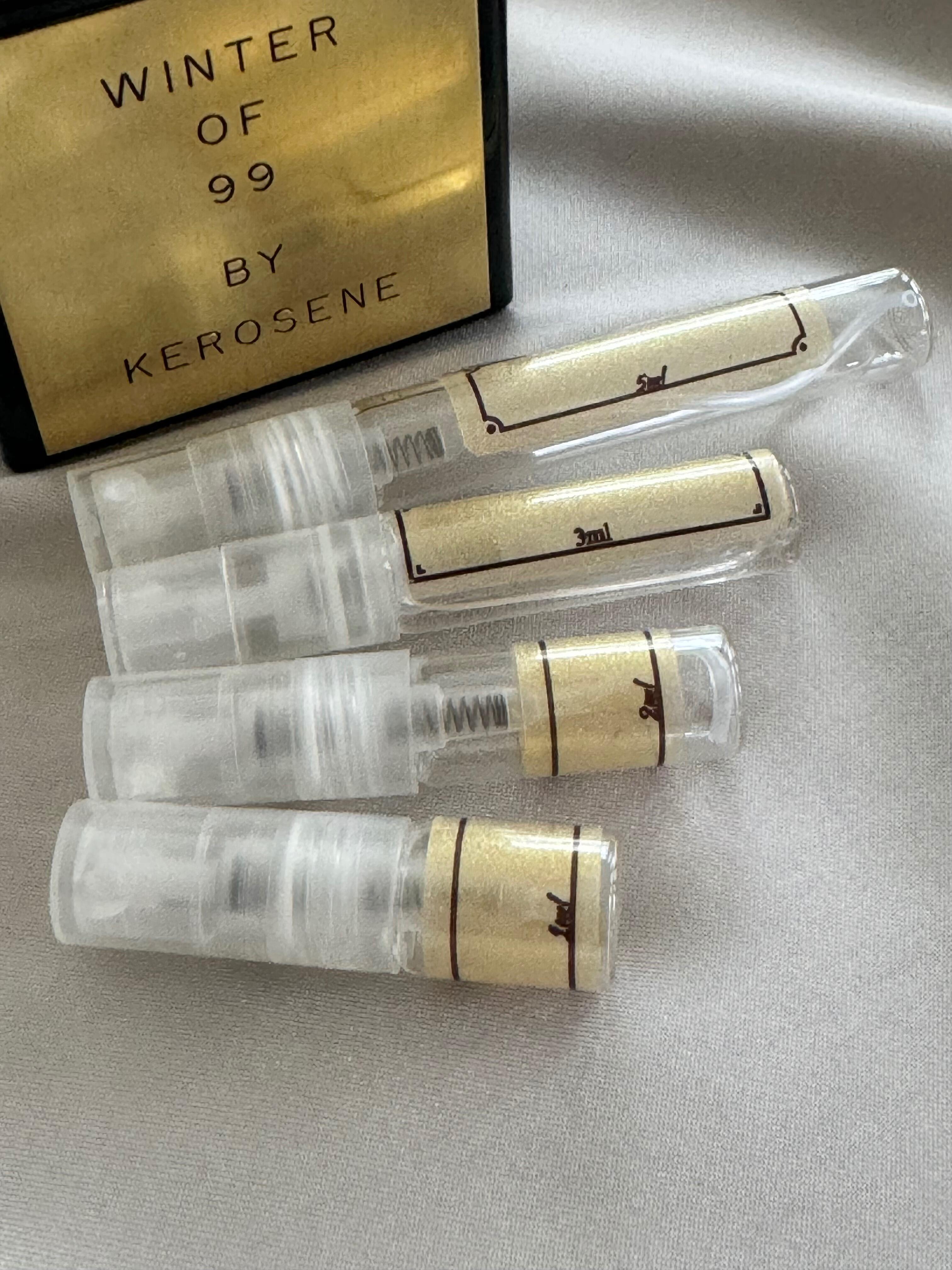Kerosene Winter of 99 Perfume with sample bottles