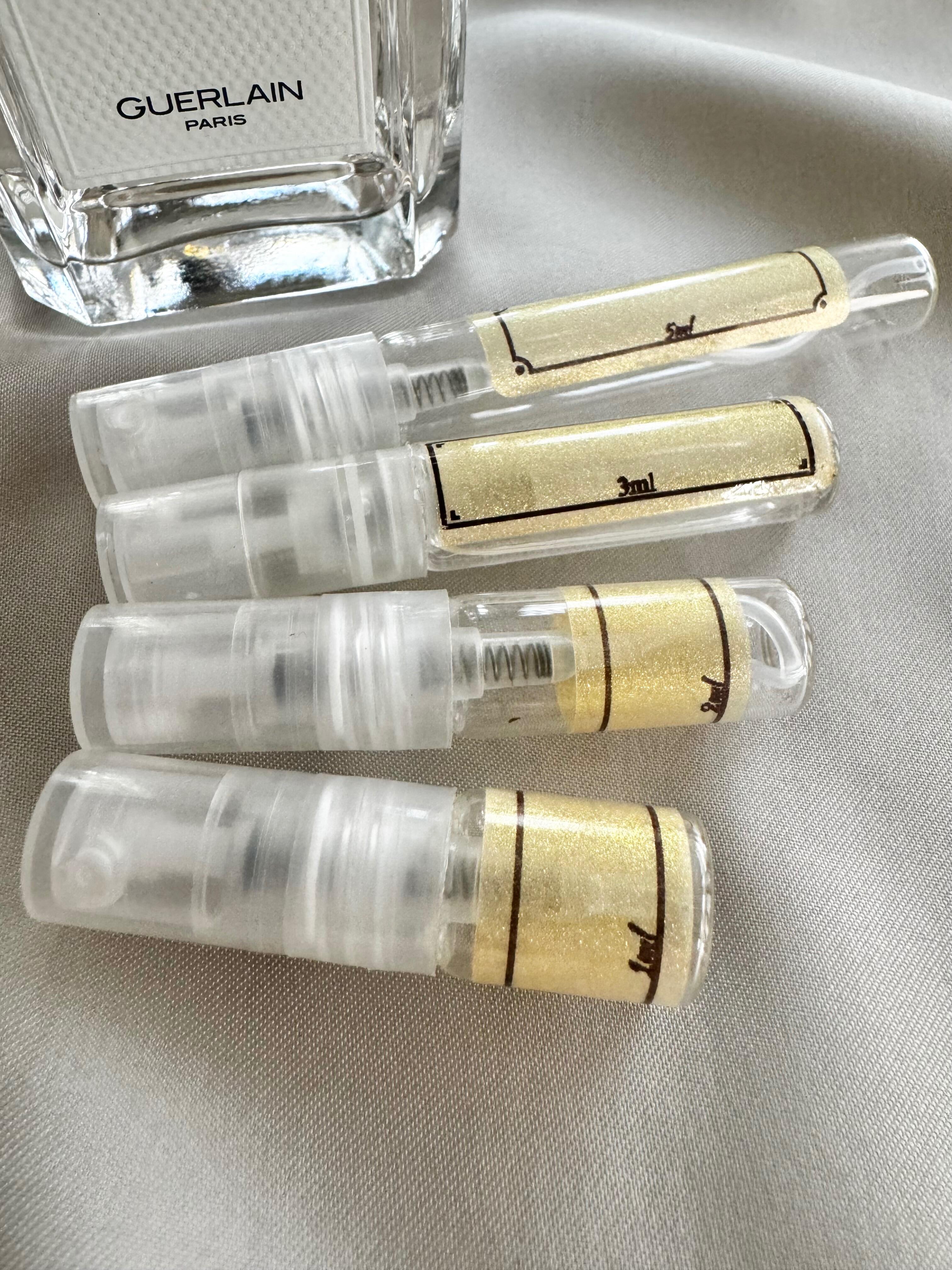 Eau de Cashmere perfume with sample bottles