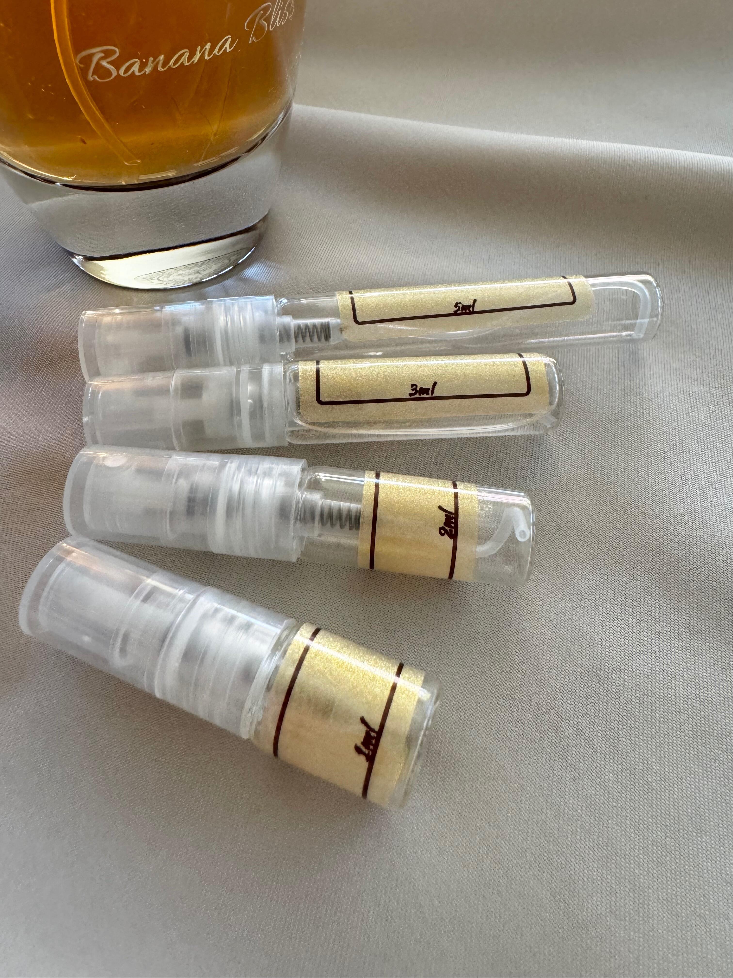 Paris Corner Banana Bliss perfume with sample bottles