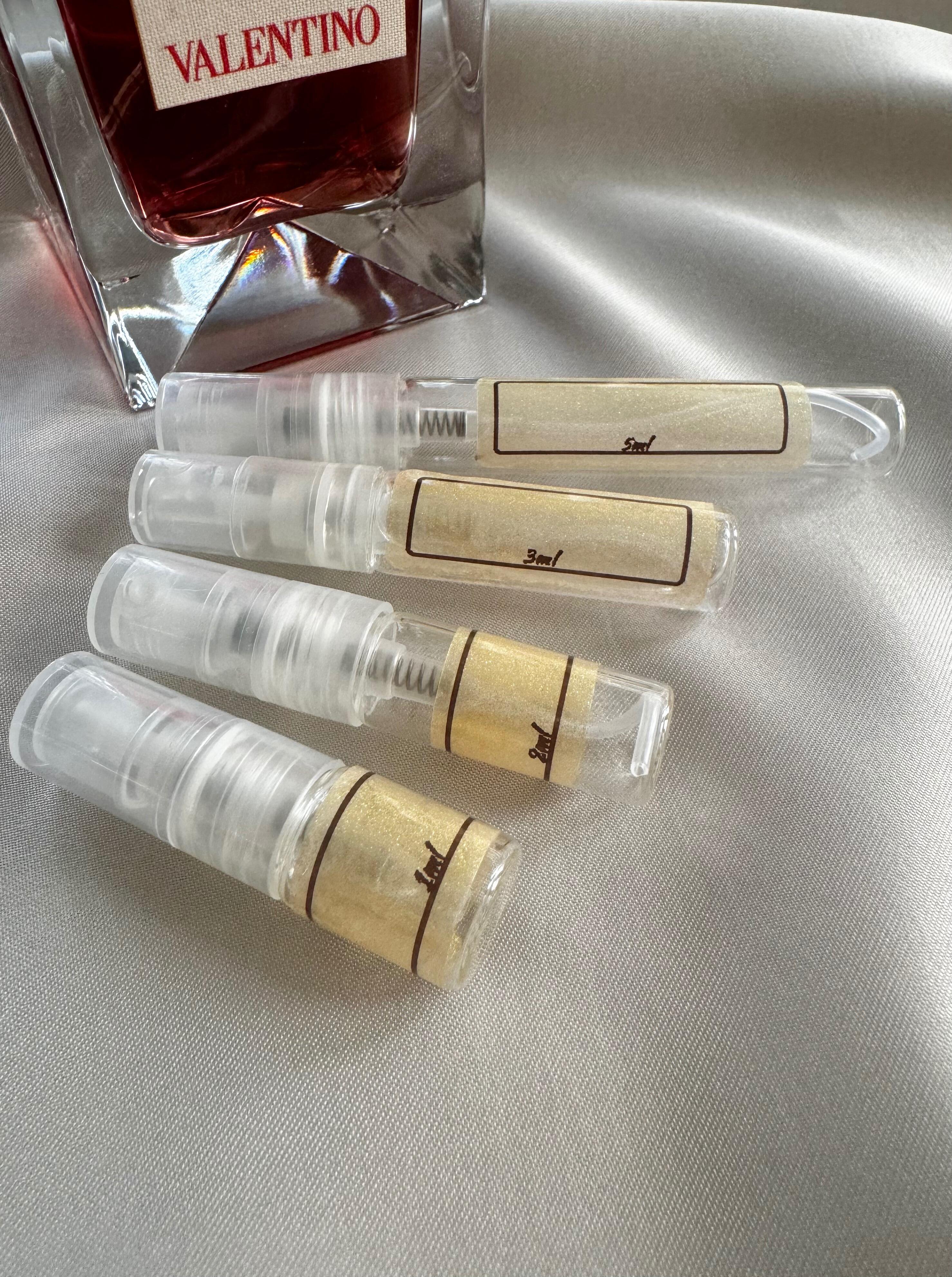 Valentino Sogno In Rosso perfume with sample bottles
