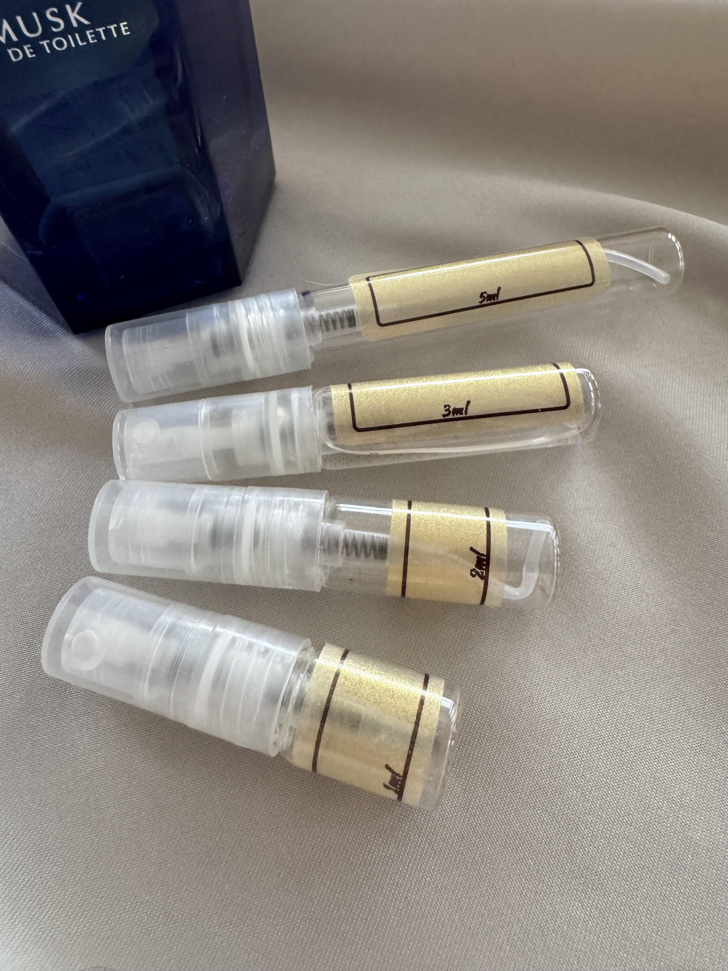 Lorenzo Villoresi Musk with sample bottles