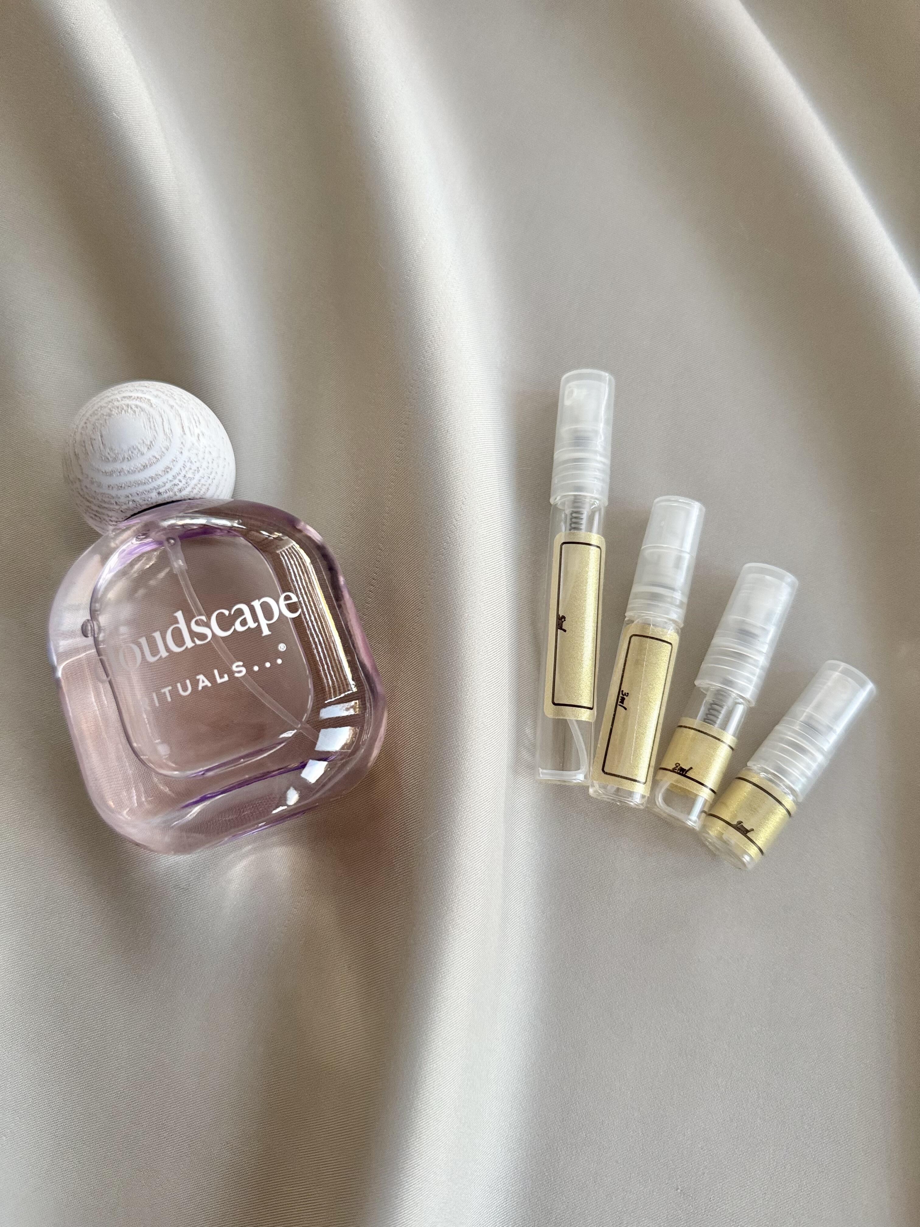 Rituals Cloudscape with sample bottles