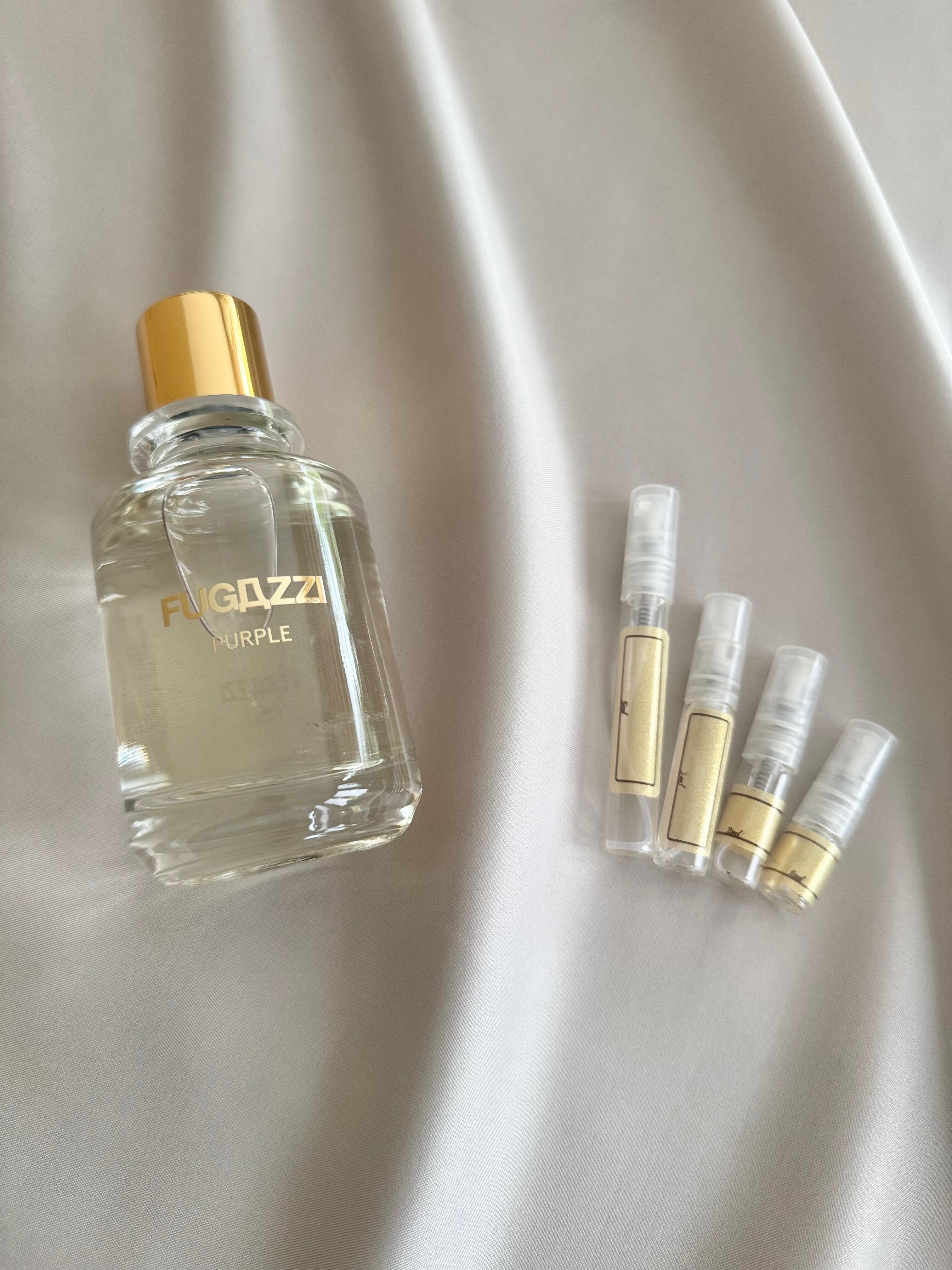 Fugazzi Purple with sample bottles