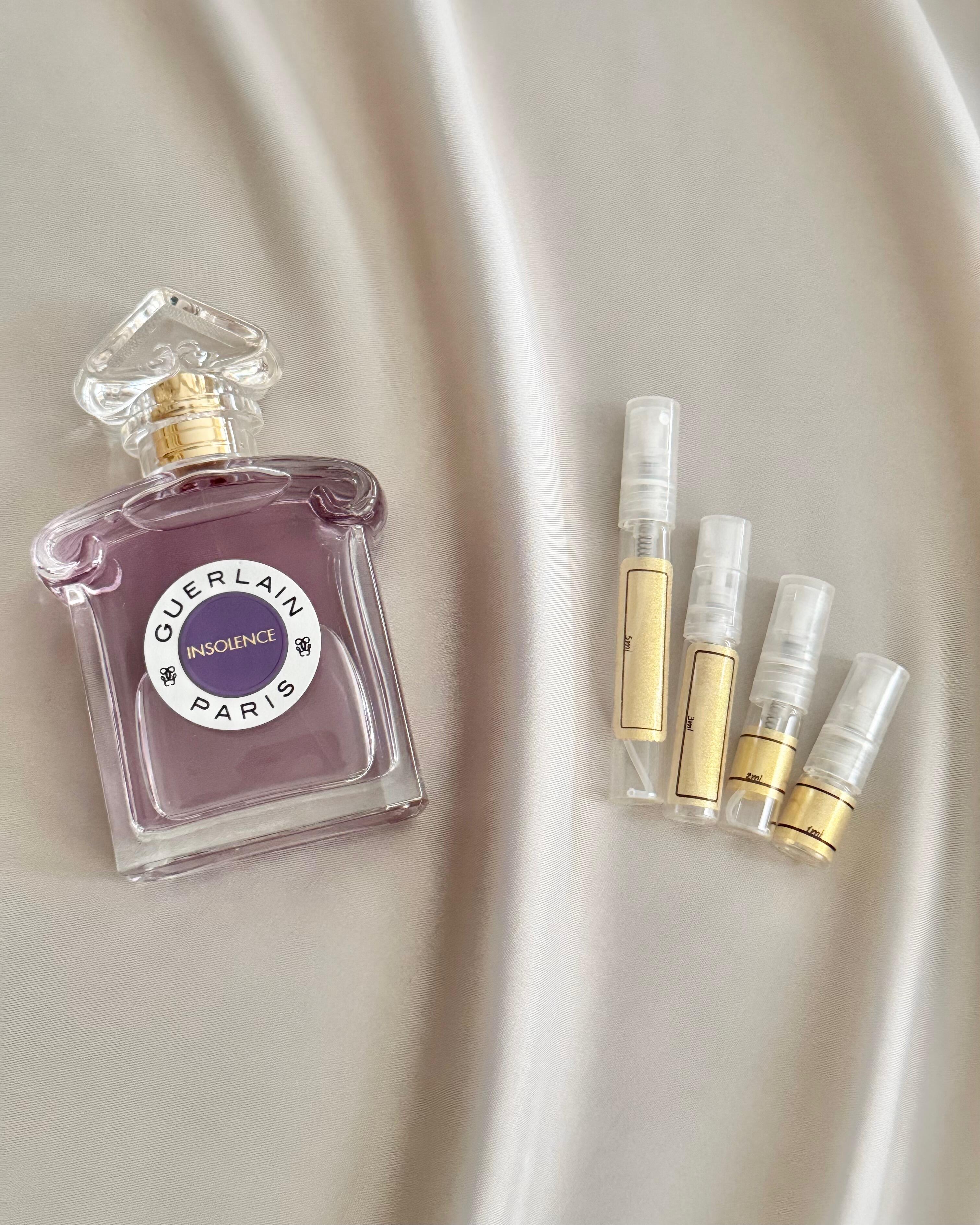 Guerlain Insolence with sample bottles