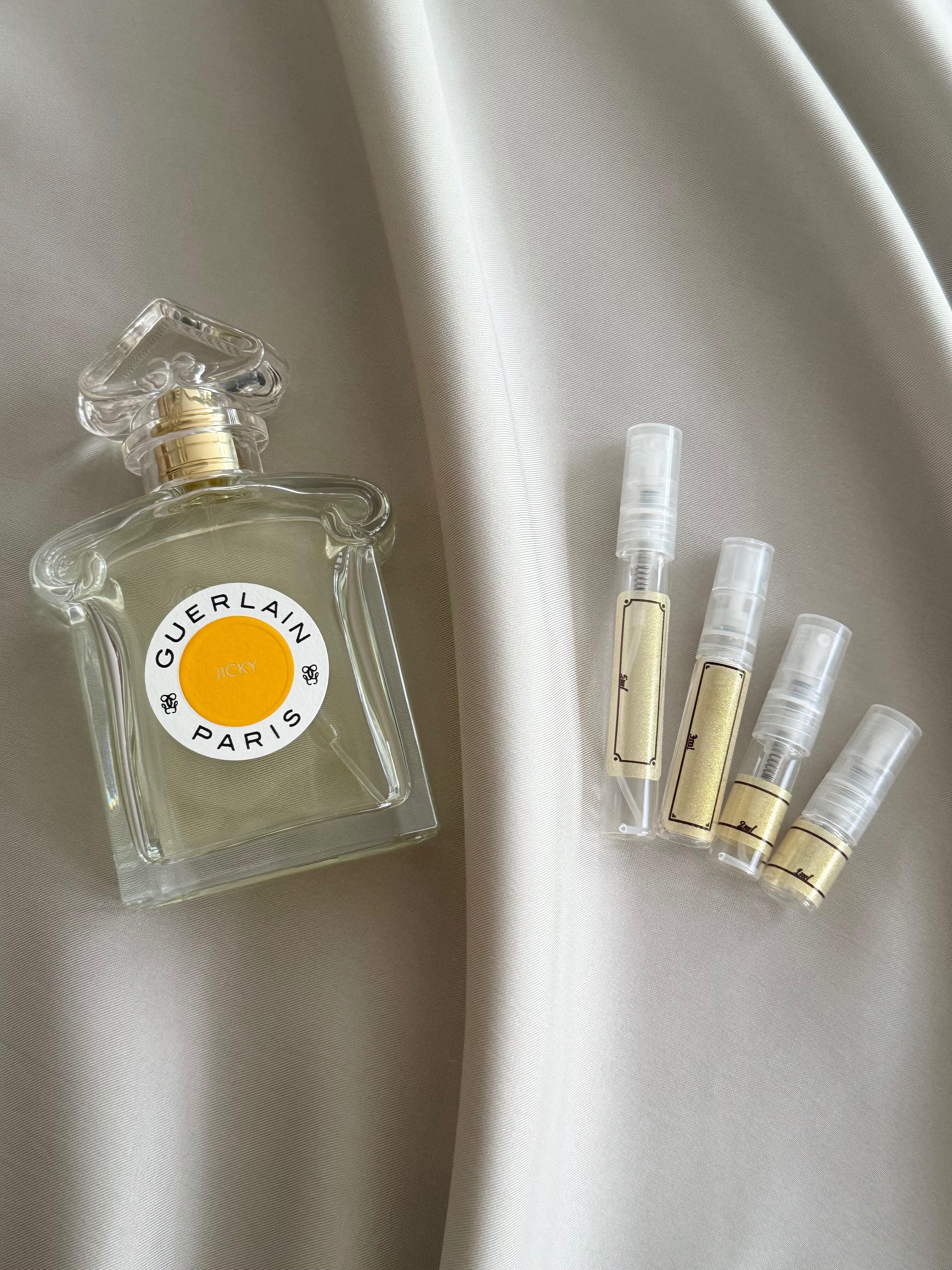 Guerlain Jicky perfume with samples bottles