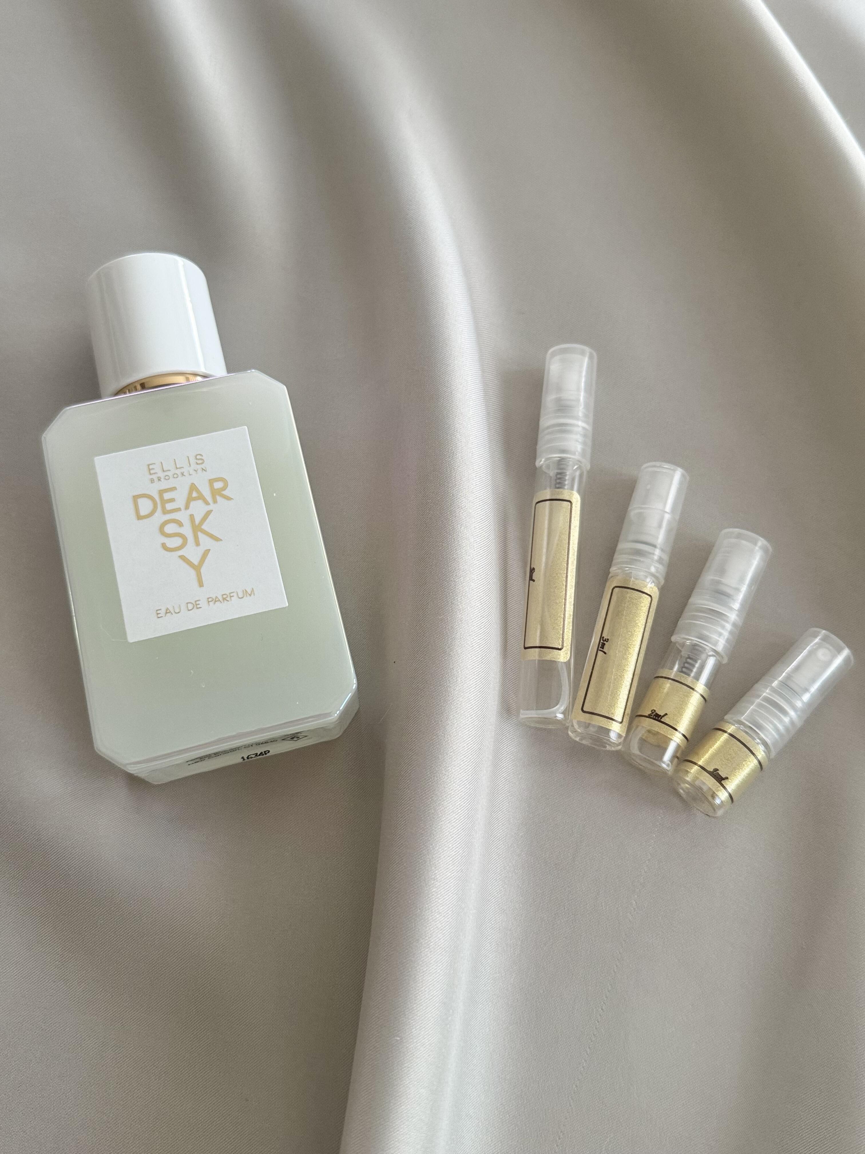 Ellis Brooklyn Dear Sky with sample bottles