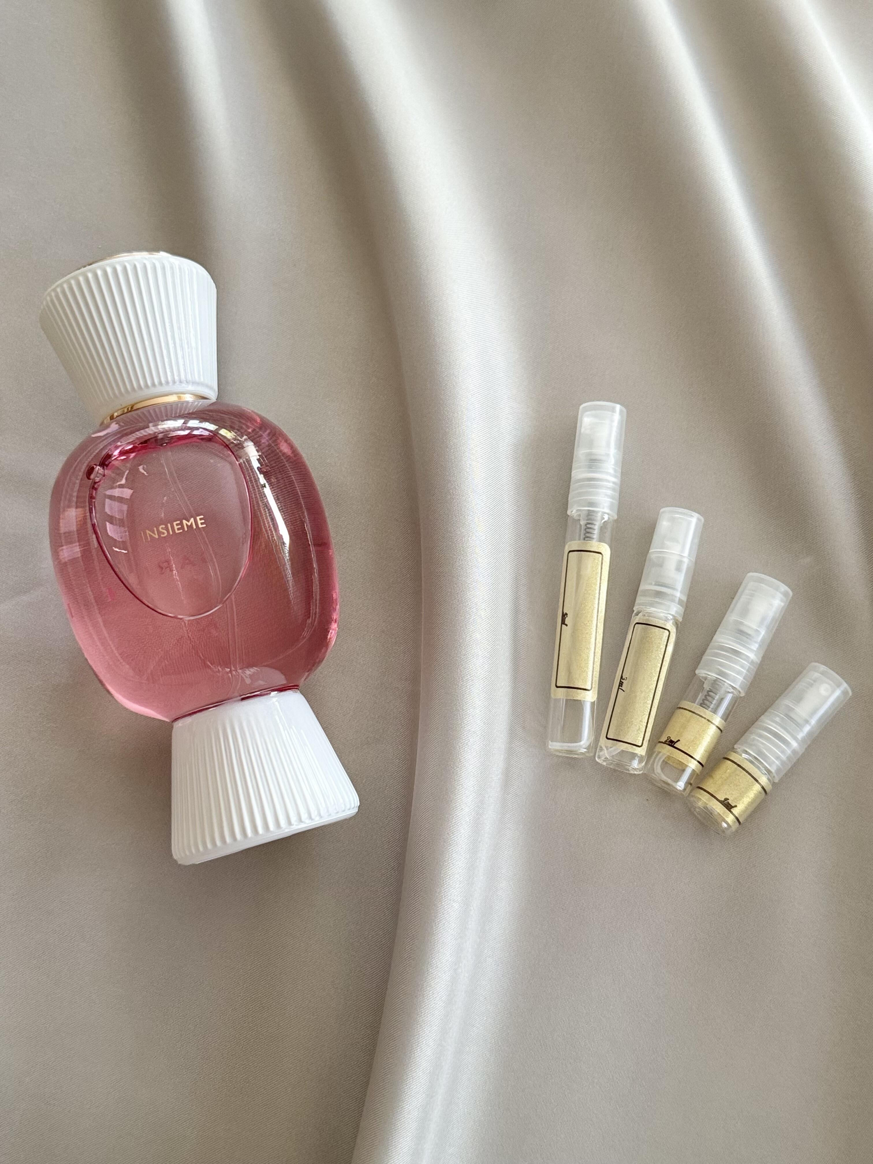 Bvlgari Insieme with sample bottles