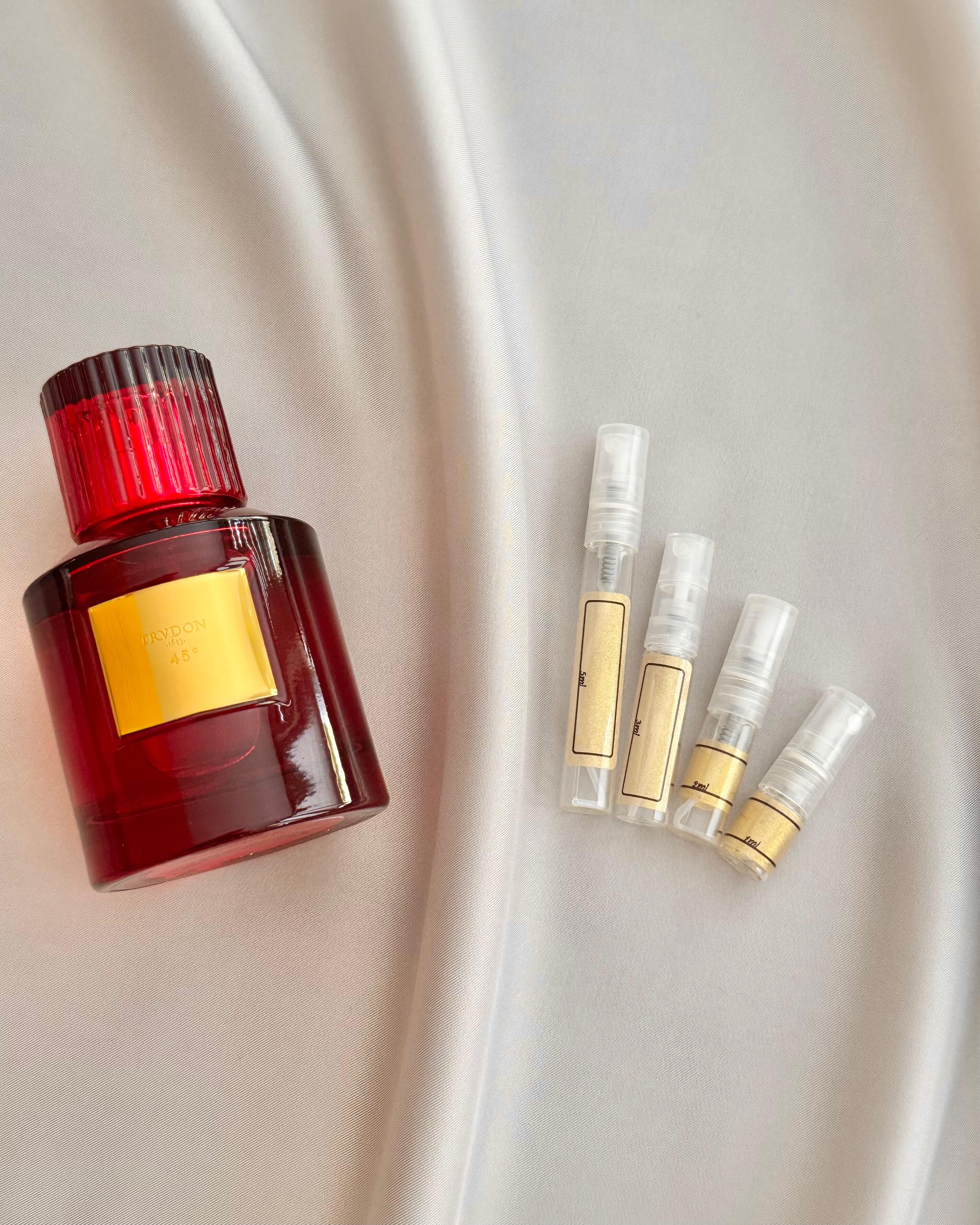 Trudon 45° with sample bottles