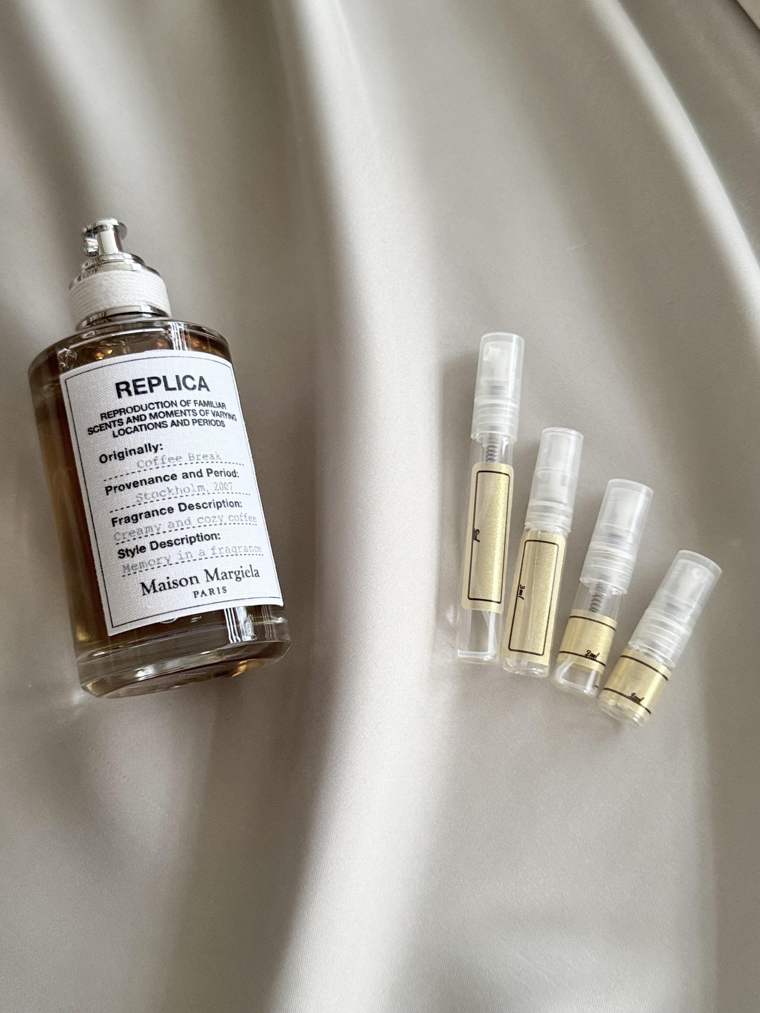 Maison Mariela Coffee Break with sample bottles