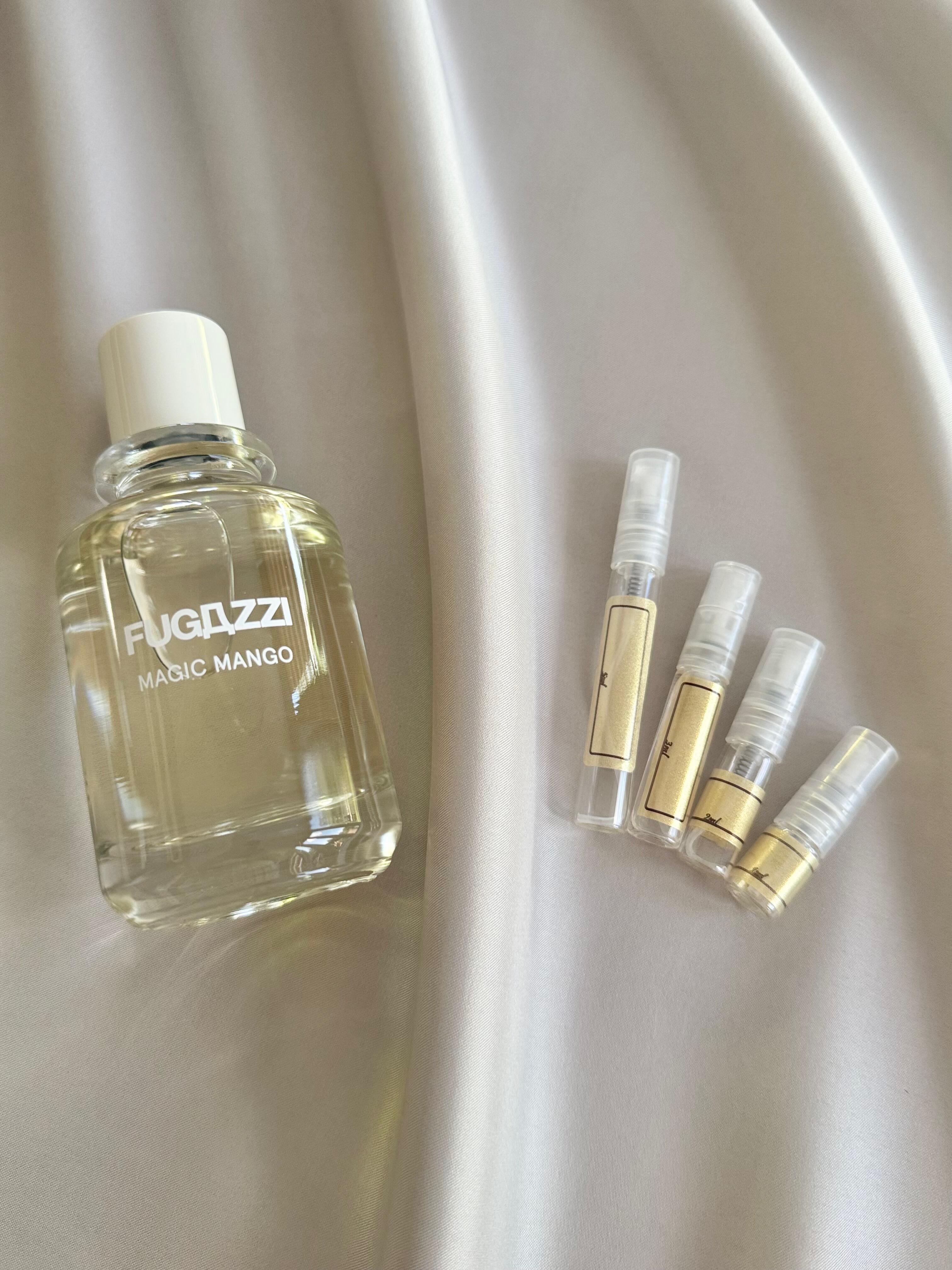 Fugazzi Magic Mango with sample bottles