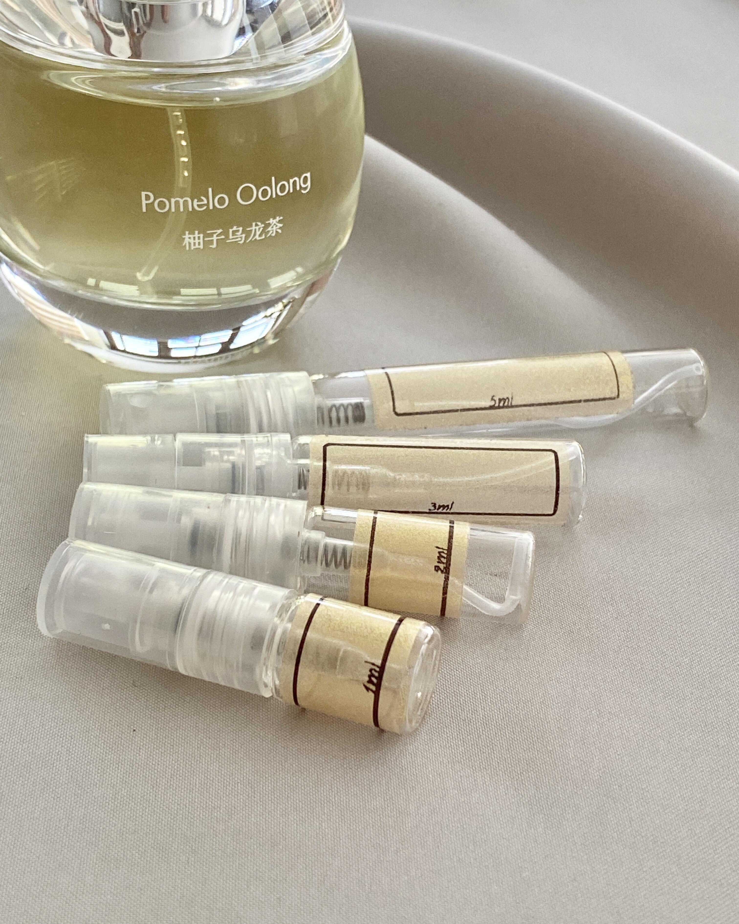 d'Annam Pomelo Oolong and sample bottles