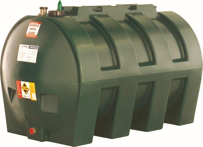 Harlequin - 1400HZ Horizontal Single Skin Oil Tank