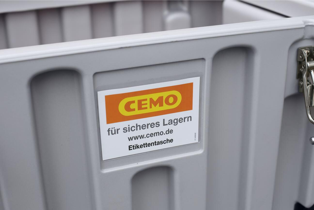 CEM Box Cemo 10330 150 Litre Grey Orange