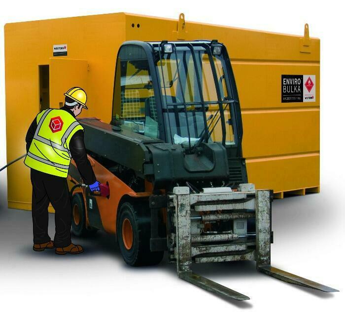 Bunded diesel tank