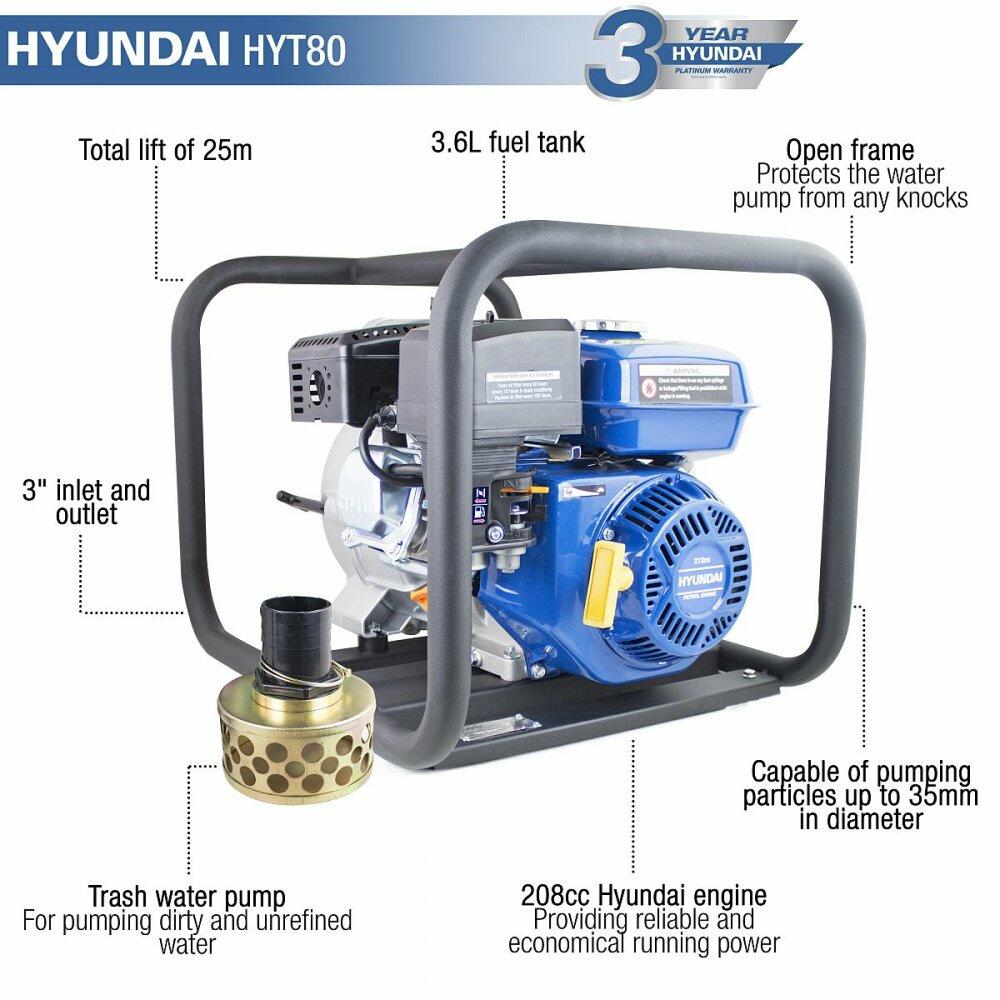 Hyundai HYT80 Water Pump