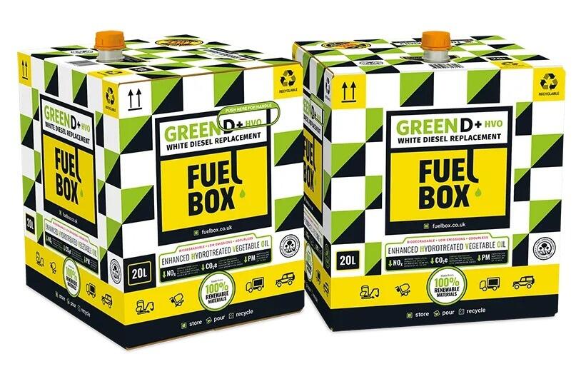 Green DHVO FuelBox White diesel replacement 2 Box