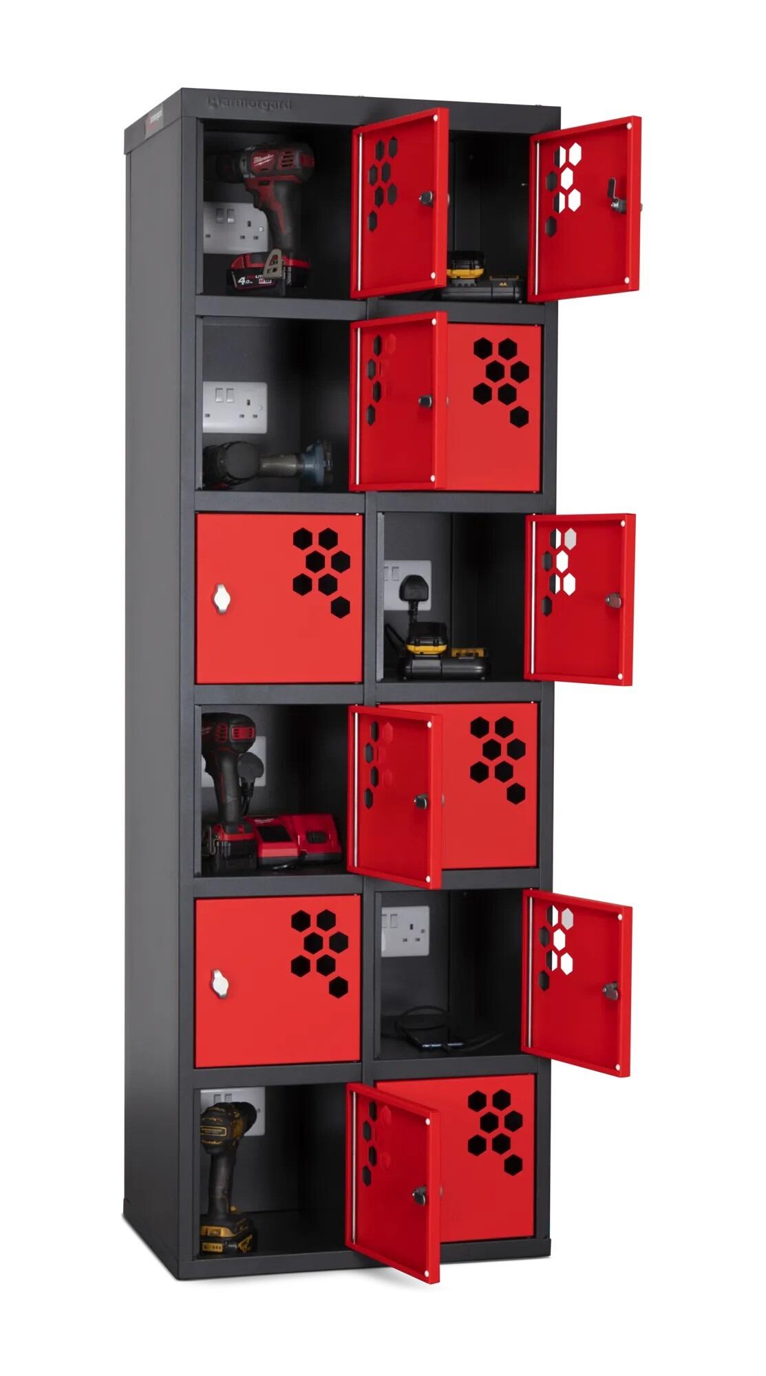 Armorgard PowerStation PWS12P 12 Bay Locker