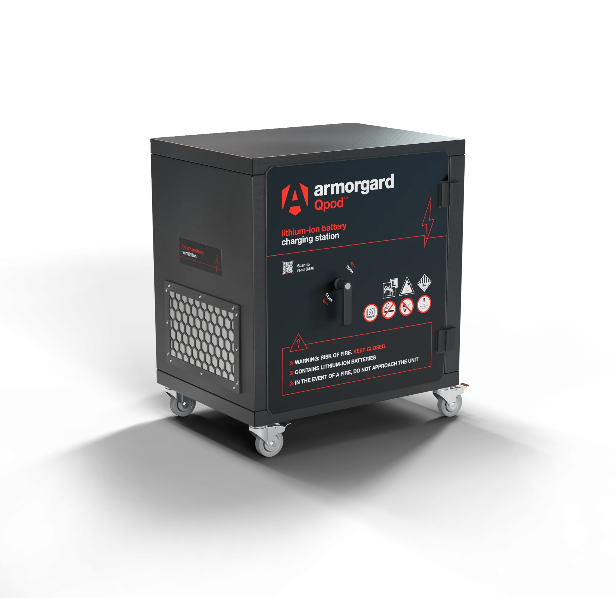 Armorgard Qpod Lithium Charging cabinet