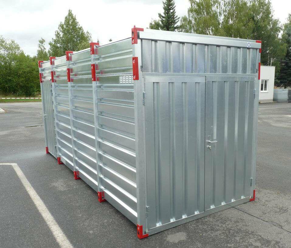 Containers with inside height of 2.43m