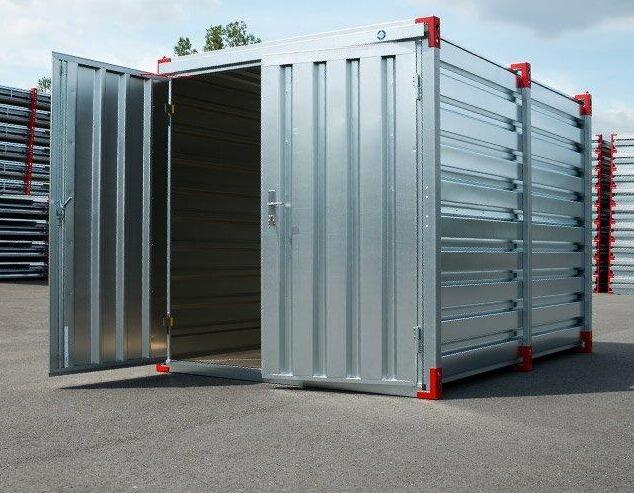 3m storage container with steel floor