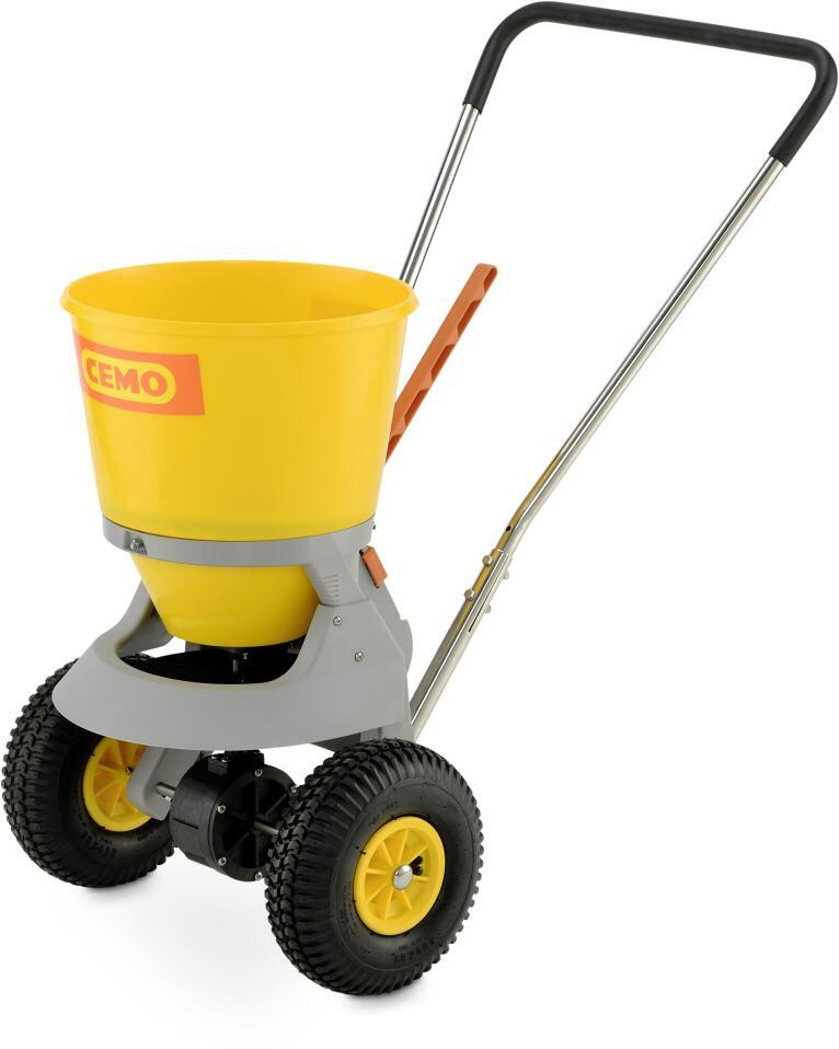 20 litre push along grit spreader 10642 01 trolley