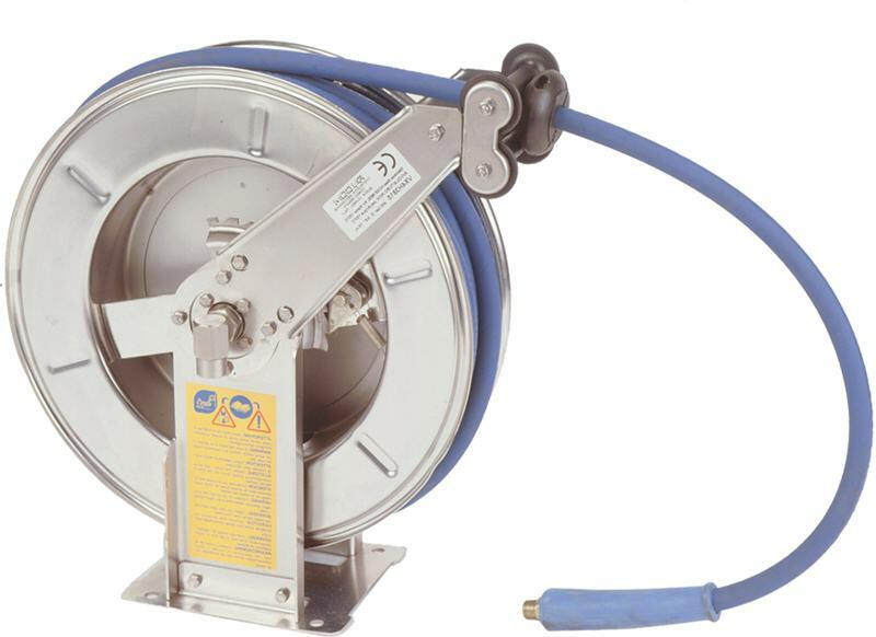Stainless Retractable Hose Reel VLX - 20m 3/8' Hose