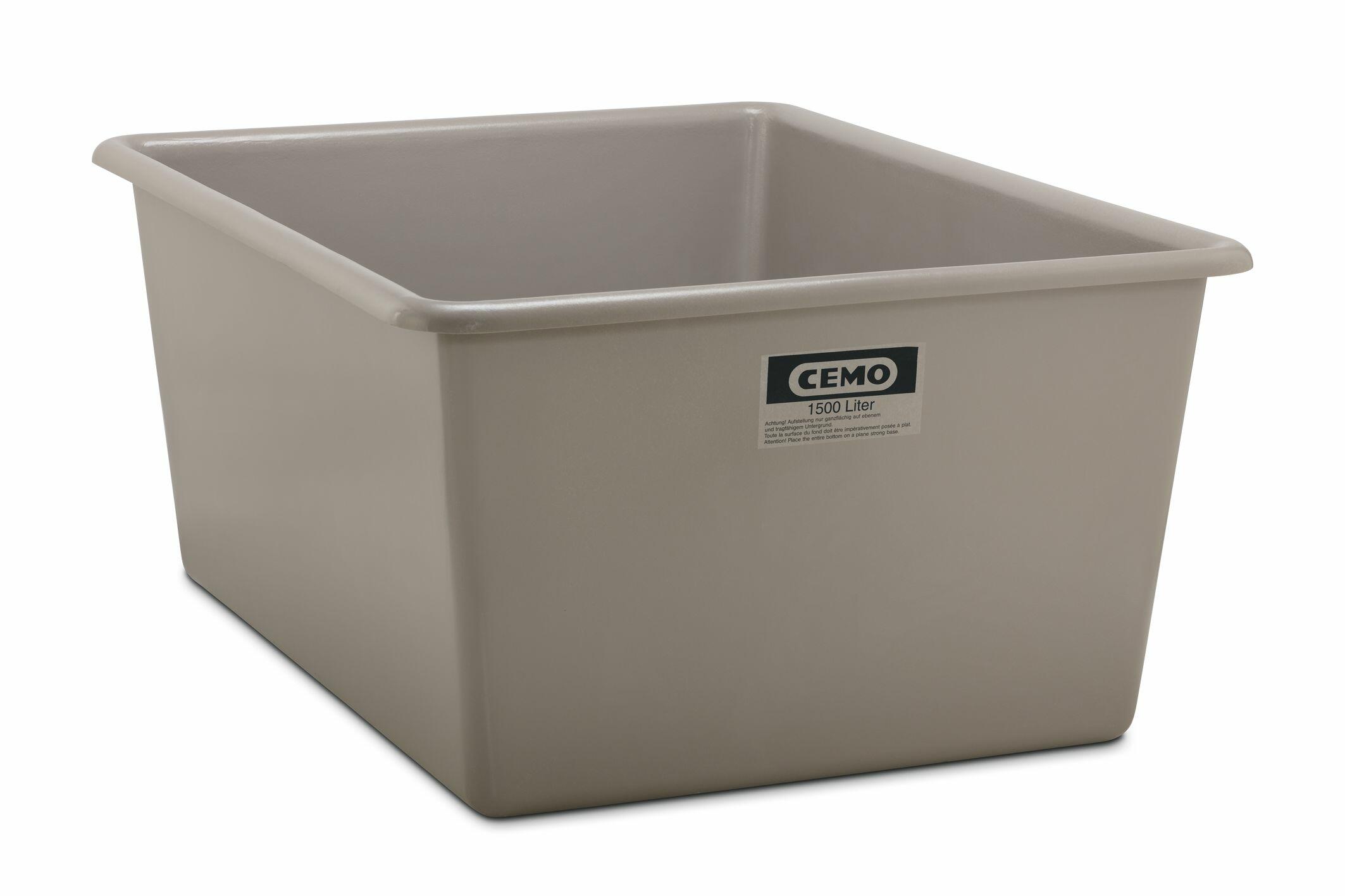 1500 Litre Grey GRP Container