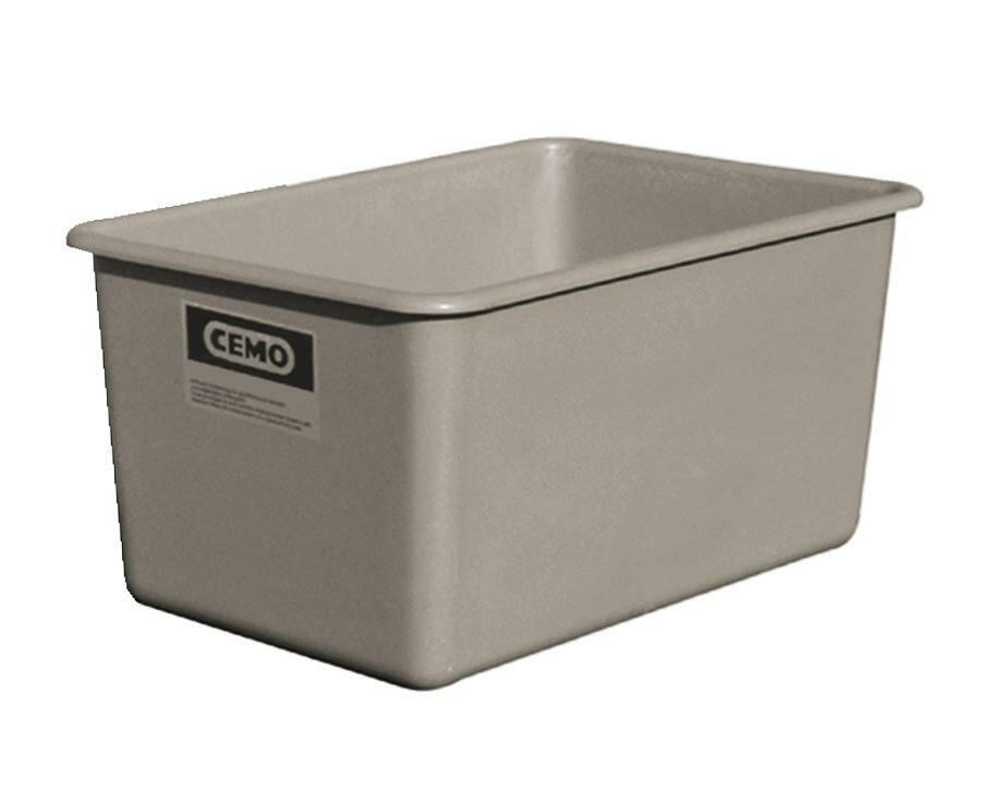 Grey plastic container