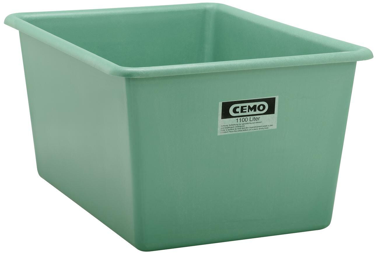 plastic container 1100 litre Standard green 1150