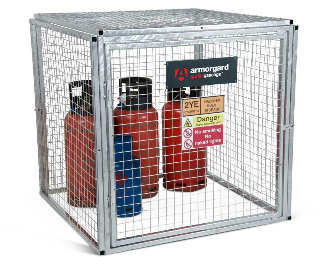 GGC4 Closed Gorilla Gas Cage Security Cage Gas Cylinders