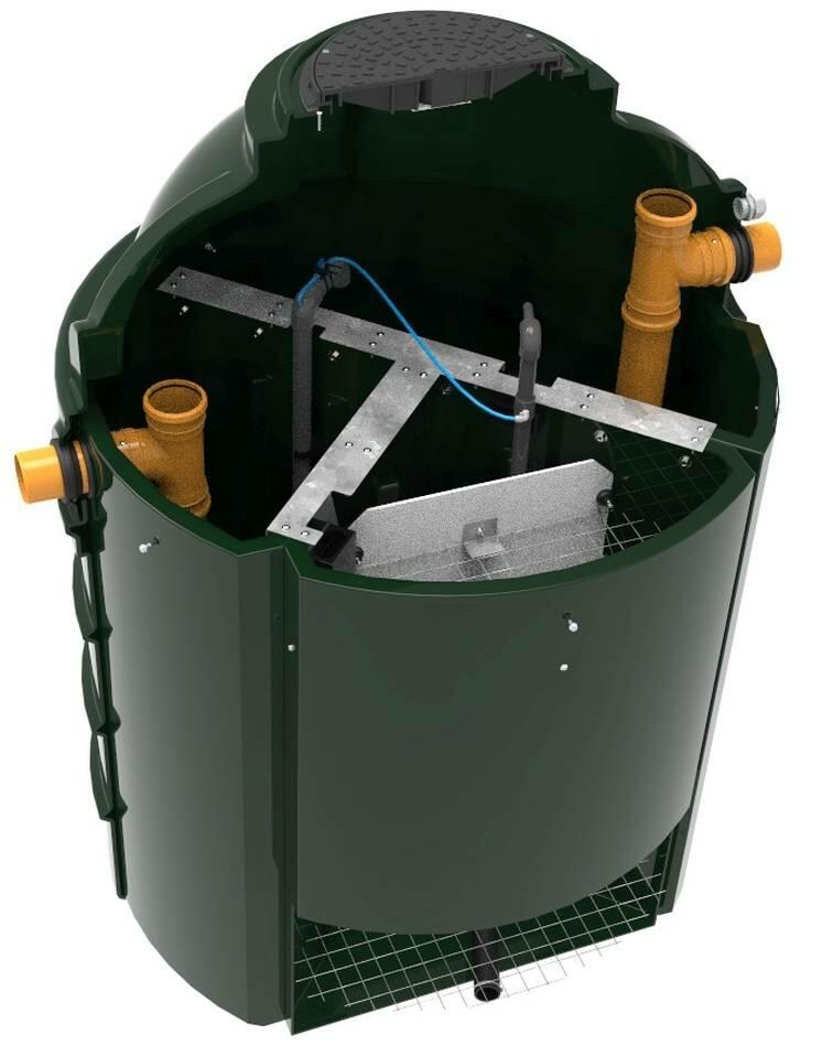 Septic Tank CAP6 Cutaway