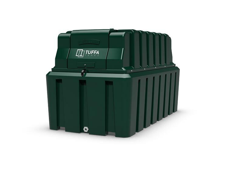 2500 litre Bunded Oil Tank 2500HB GRN B f