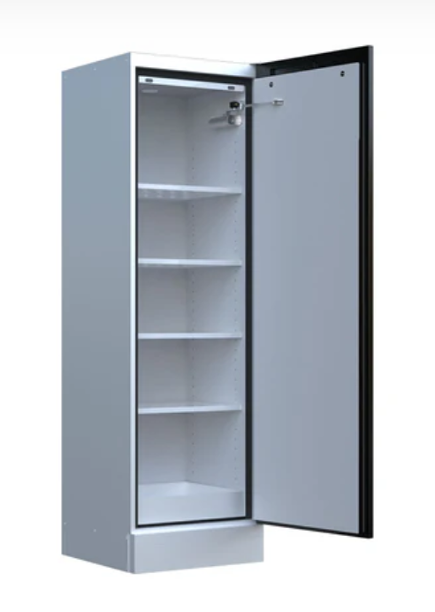 tall Lithium battery Cabinet door open