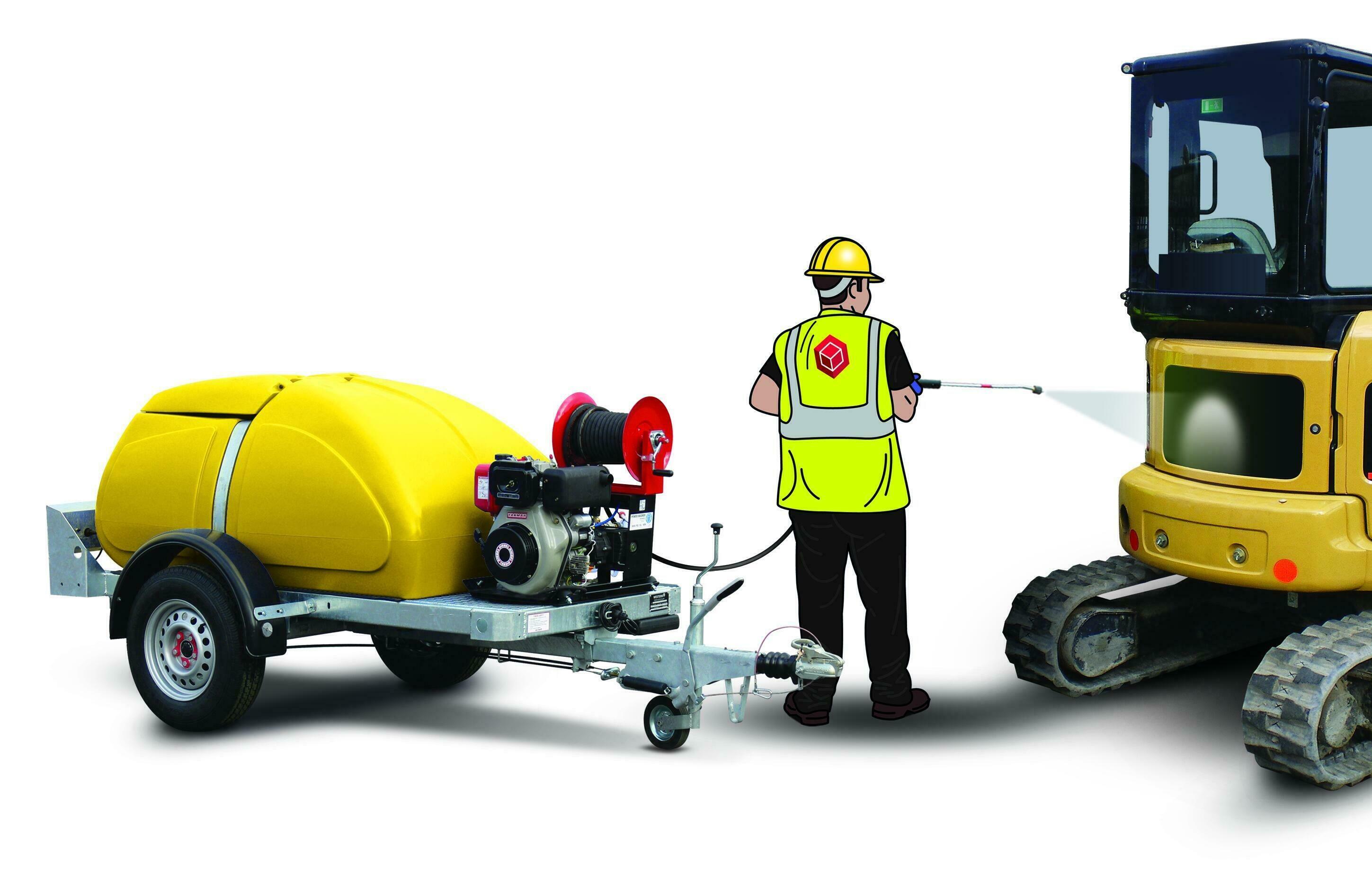 Water Bowser pressure washer