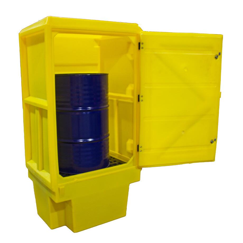 Romold PSC3 COSHH Storage Cabinet 225L Bund for Single 205L Drum