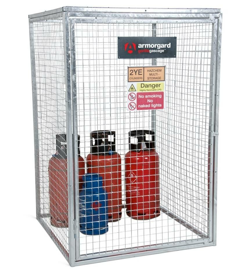 GGC6 Closed Gorilla Gas Cage Security Cage Gas Cylinders