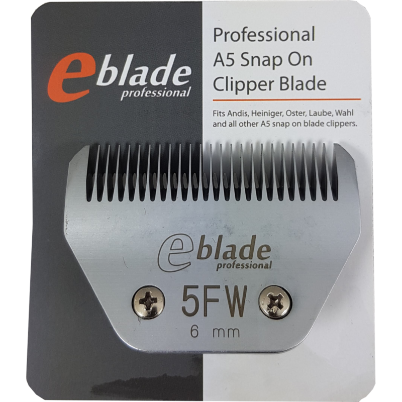 Eblade Professional #5FW Wide (6mm Cut) A5 Clipper Blade