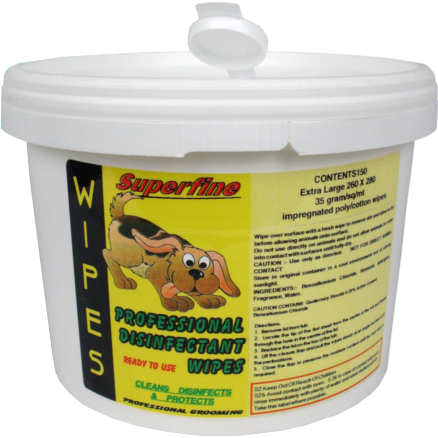 Superfine Professional Disinfectant Wipes x 150 in 3L Bucket