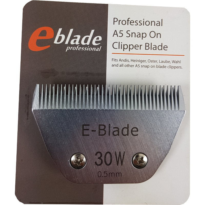 Eblade Professional #30W Wide (0.5mm Cut) A5 Clipper Blade