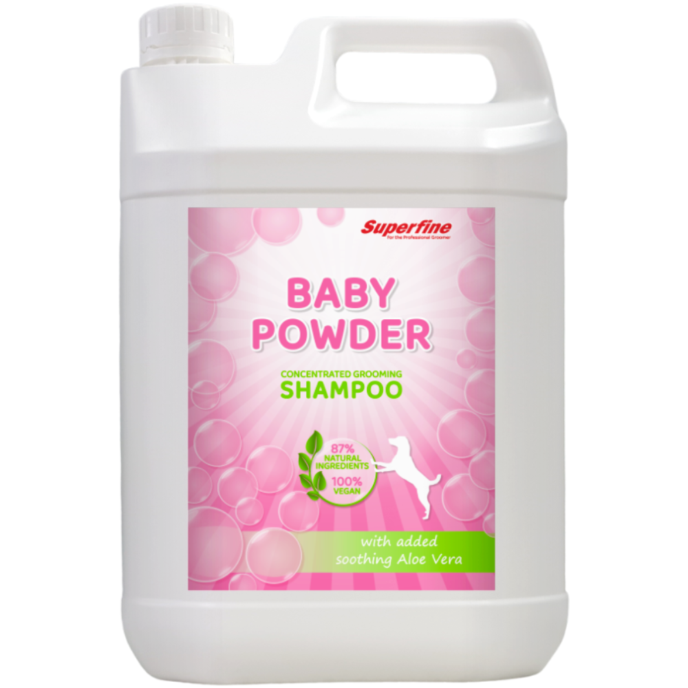 Superfine Baby Powder Shampoo: 5L
