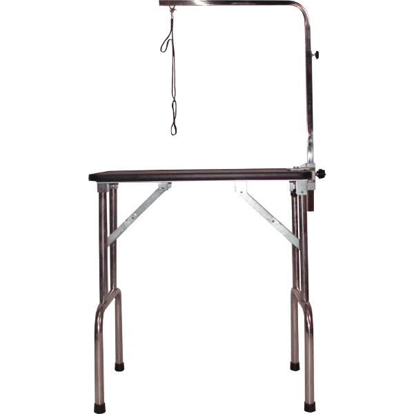 Aeolus Stainless Steel Folding Grooming Table: Small