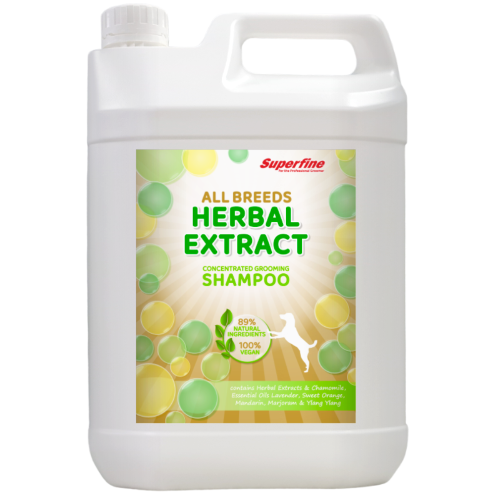 Superfine All Breeds Herbal Extract Shampoo: 5L