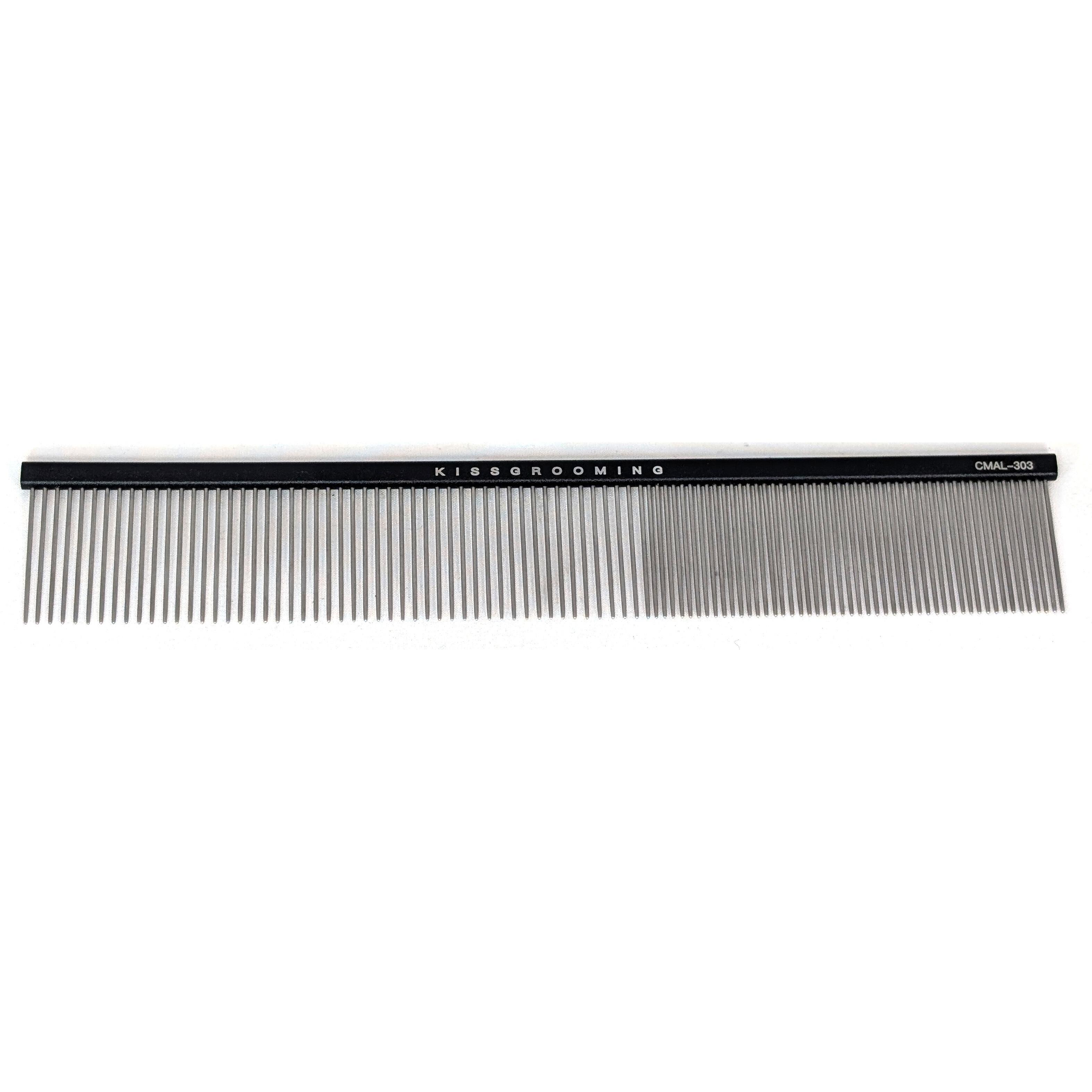Lightweight Aluminium Pet Detangling Comb - Coarse/Medium
