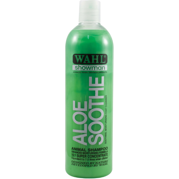 Wahl Showman Aloe Soothe Skin Calming Shampoo: 500ml